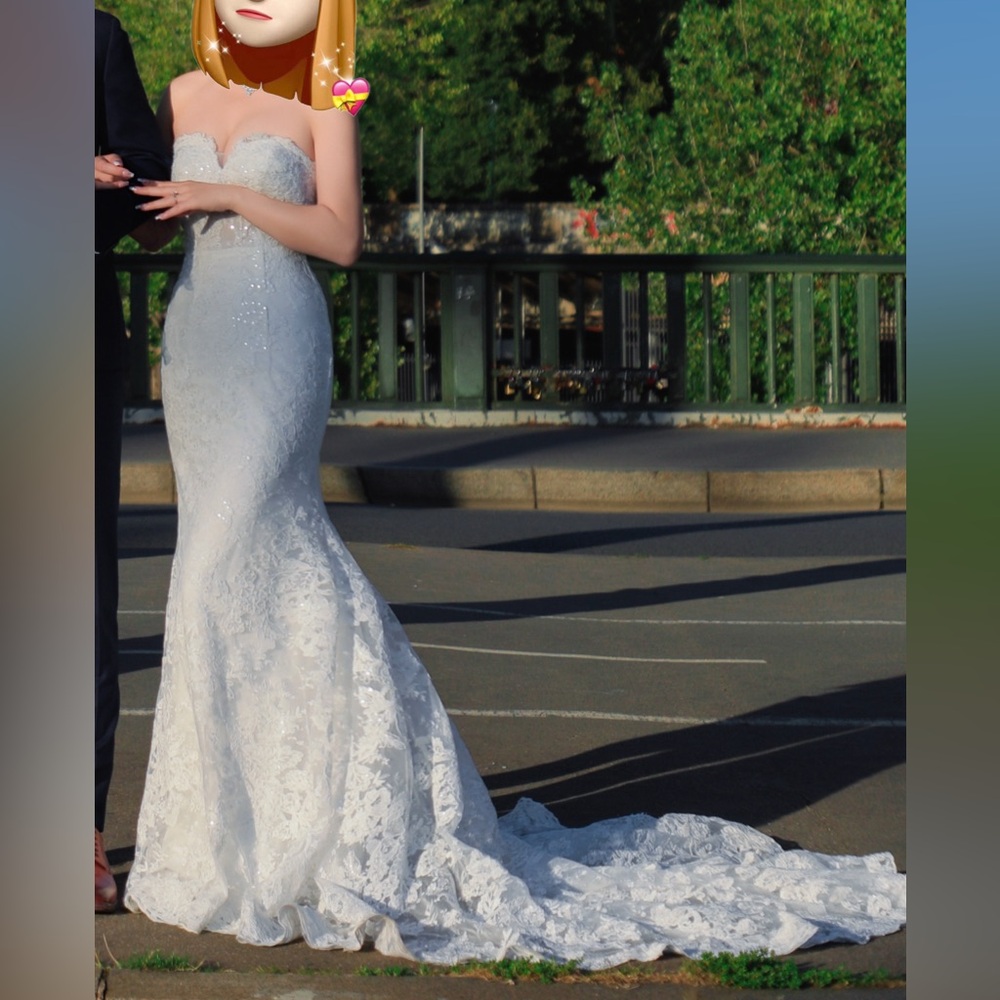 Lace Up Wedding Bridal Dress
